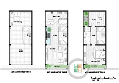 Thiết kế kiến trúc nhà phố hiện đại tại Xuân La - Mr Thắng 