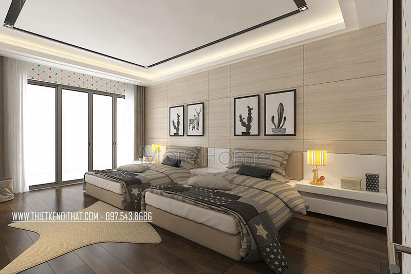 Thiết kế nội thất phòng ngủ hiện đại ,sang trọng- thiết kế nội thất ở Vinh